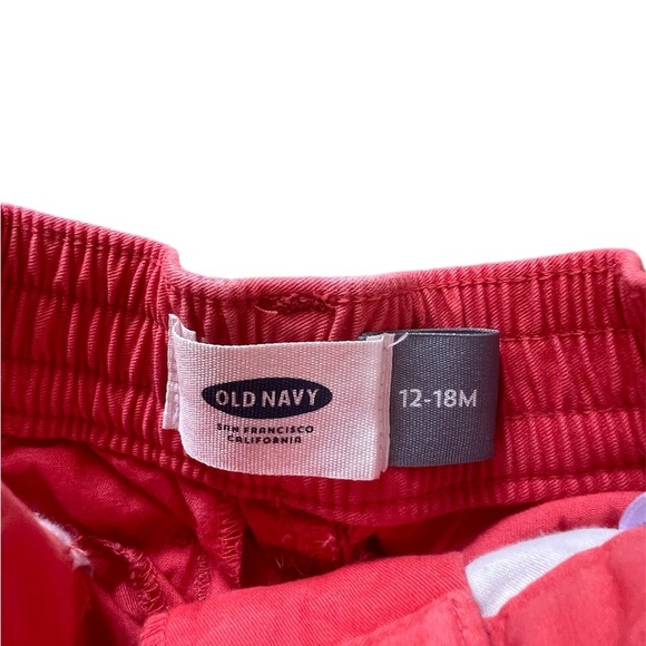 Old Navy Toddler Boy Pink Chino Shorts | 12-18M - Picture 4 of 4